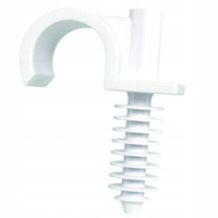 Držák pro montáž na jeden háček RING-28 White 50 ks ECOLIGHT