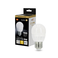 LED žárovka E27 9W 900lm 3000K Teplá bílá 200° KOBI