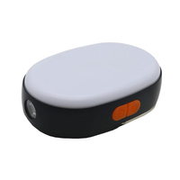 LED přenosná kempingová lampa 1W 600lm 3000-6500K teplá bílá černá IPX4 Sanico Goldlux