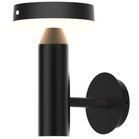 Solární nástěnné svítidlo LED Nástěnný hliníkový PIR senzor 4000K USB-C IP44 Black