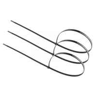 Kabelové stahovací pásky 7,6x750 mm černé UV TRACKS Zipové stahovací pásky OK-76750B .MORE 50 ks.