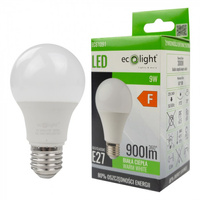 LED žárovka A60 E27 9W 900lm 3000K Warm Ecolight