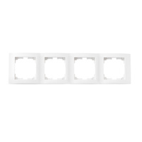 Nástěnný vertikální kvadrant pro zásuvku LOGI Kanlux, bílý