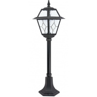Stožár venkovní zahradní lampy LANTERN E27 Vitráž K 5002/3 N 80cm černá Su-Ma