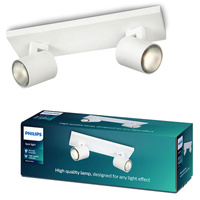 Stropní svítidlo LED Bodové svítidlo RUNNER BAR 2XGU10 White PHILIPS