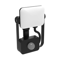 LED reflektor 10W 900lm 4000lm neutrální 120° černý IP65 mléčný Sanico Goldlux