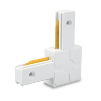 Úhlový Spojka pro Jednofázové Kolejnicové Profilové Systémy Kolejnicové Svítidla Bílá LUMILED