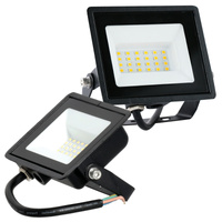 Venkovní LED reflektor Zahrada 20W 1620lm 6500K Cold 120° IP65 IK05 Black MH Kobi