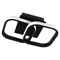 LED lustrové stropní svítidlo 16W NEBULA GEMINI Black