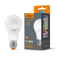 LED žárovka E27 A60 10W = 70W 960lm 6000K Cold 240° Videx