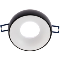 Halogenová Podhledové svítidlo GU10, IP44 Stálá Kulatá Černá COLOSEUM LUMILED