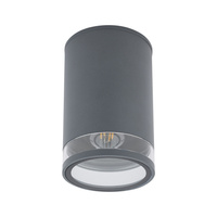 Plafond Oprawa Natrawkowa Sufitowa Lampa Ogrodowa Kinkiet E27 Graphite Vodotěsný IP44 ROCK PRO 10687 Nowodvorski