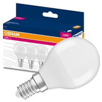 3x LED žárovka E14 P45 4.9W = 40W 470lm 2700K Teplá bílá 200° OSRAM Hodnota