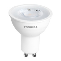 LED žárovka GU10 5W = 50W 345lm 3000K Teplá bílá TOSHIBA Bodové světlo Stmívatelné