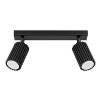 Bodové reflektorové stropní svítidlo Tuba 2x GU10 Black Carbon Deep Space SL.1580 Sollux