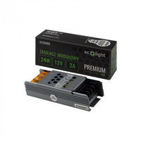 Modulární napájecí zdroj LED Slim Premium 24W 12V Ecolight