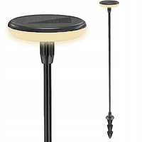 LED solární zahradní lampa řízená stojanem 78cm 4000K IP64 se soumrakovým senzorem