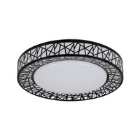 Plafond LED stropní panel Svítidlo pro povrchovou montáž 17,5W 925lm 4000K Neutrální 120° Kulaté černé Amazi Kanlux