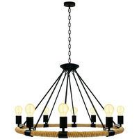 ROPE Arthur závěsná stropní lampa 8xE27 ROPE LOFT Vintage - GOLDLUX (Polux)