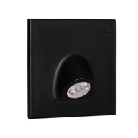 Schodišťové světlo LED 0,7W 35lm 4000K Neutral Square Black Mefis Kanlux