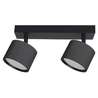 Bodové stropní svítidlo Tuba Reflektor Halogenové svítidlo 2x GX53 Moving Black Orbin Masterled