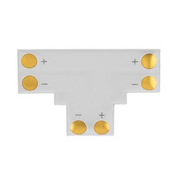 Úhlový konektor pro LED pásky PCB TYP T 2-PIN 8mm