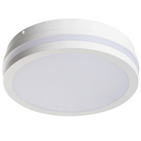 Plafond LED stropní svítidlo se senzorem pohybu Povrchová montáž 18W 1550lm 4000K Neutrální IP54 Kulatá bílá BENO KANLUX
