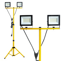 Venkovní LED reflektor Zahrada 100W 8500lm 4000K Neutrální 110° IP54 IK06 Černá Žlutá Tigra Kobi