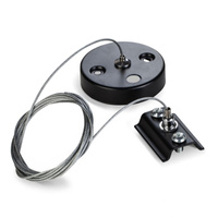 Montážní sada pro závěsné prvky 100 cm černá VIDEX