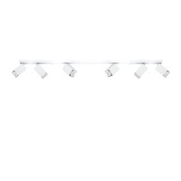 MERIDA stropní svítidlo 6xGU10 Reflektor Halogenové svítidlo Pohyblivé 118cm Bílé SOLLUX
