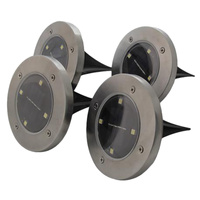 4x zahradní lampa 4x LED SOLÁRNÍ ZEMNÍ IP54