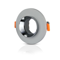 Zapuštěné stropní svítidlo GU10 Očko kulaté šedé/chromové VT-862 V-TAC - 5letá záruka