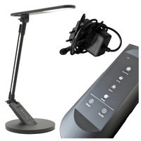 Stolní lampa LED 7W 400lm CCT 120° černá stmívatelná Optimum Sanico Goldlux