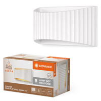 Dekorativní nástěnné svítidlo Nástěnná povrchová montáž E27 Bílá Dekor Ledvance