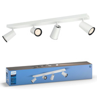 Stropní svítidlo LED PAISLEY 4x GU10 Reflektor pohyblivé svítidlo Bílá PHILIPS