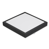 Přisazené stropní svítidlo LED panel 18W 4000K Černý čtverec Proma LVT