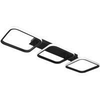 LED lustrová stropní lampa 33W NEBULA CANIS Černá