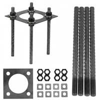 BASE SV 200x200mm KOBI Nastavitelná základová kotva pro sloupy