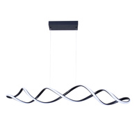 Stropní závěsné svítidlo LED 43W 6300lm 4000K neutrální 120° černá INFINITO Sanico Goldlux