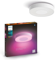 Plafond LED Xamento Povrchové stropní svítidlo do koupelny bílé 52,5W 42,5cm IP44 CCT RGB PHILIPS HUE Bluetooth