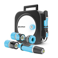 Zahradní hadicový naviják s koncovkami 3/8" 10 m + sada zavlažovačů ERGO XS CELLFAST