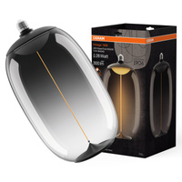Dekorativní LED žárovka E27 12W = 28W 300lm 1800K Warm 320° Smoke Filament Dimmable Vintage 1906 Osram