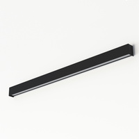 Nástěnné svítidlo STRAIGHT L 7595 Nowodvorski Black LED Tube T8 Nástěnné svítidlo 122cm Minimalistické