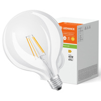 LED žárovka G125 E27 4W = 40W 470lm 2700K teplá bílá FILAMENT LEDVANCE