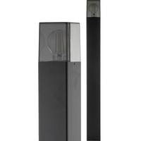 Zahradní lampa LED Venkovní sloup DENVER E27 IP44 80cm čtvercový