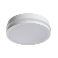 Plafond LED stropní svítidlo se senzorem pohybu Povrchová montáž 18W 2080lm CCT IP65 Bílá BENO KANLUX