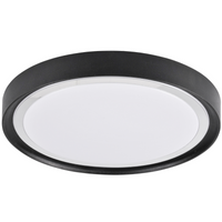 Přisazené LED stropní svítidlo 15W 4000K PERSE Black 33cm