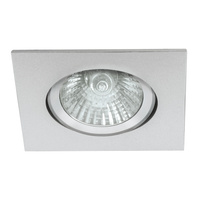 Halogenová bodová LED svítidla GU10 Square Hliník Teson Kanlux pro zápustnou montáž