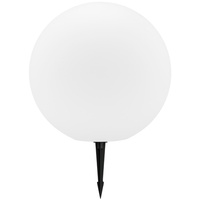Venkovní zahradní lampa E27 bílá světelná koule 35cm 230V