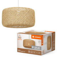 Dekorativní E27 závěsné stropní svítidlo béžová Dekor Ledvance